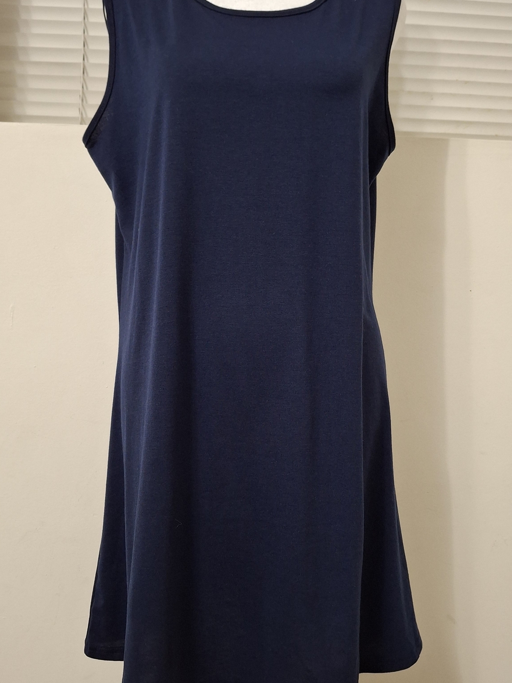 GABREBI Navy Blue Sleeveless A-Line Tank Dress - Women's Size XL - Picture 2 of 5